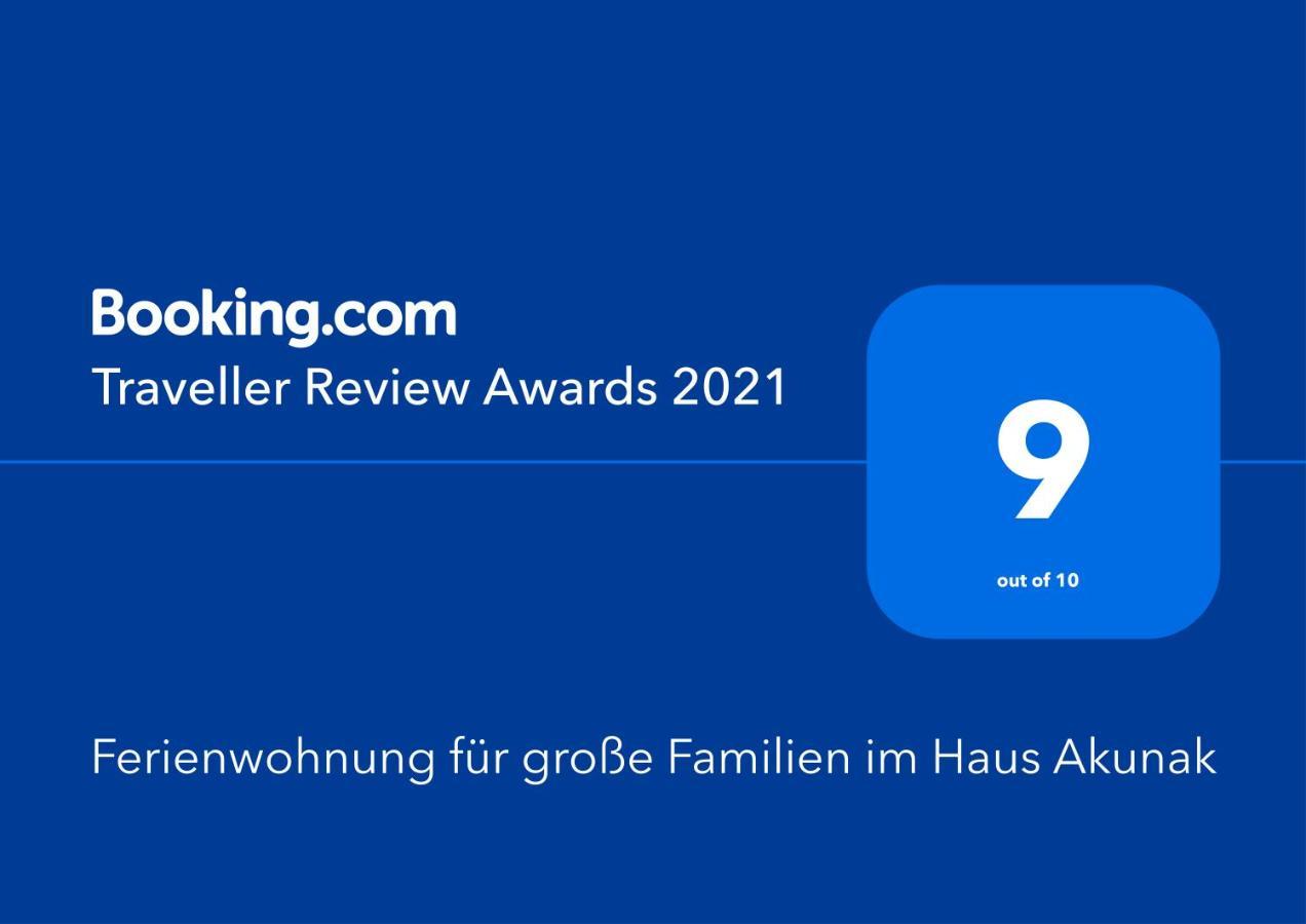 Ferienwohnung Fuer Grosse Familien Im Haus Akunak Büsum Exterior foto